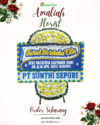 Papan Bunga Duka di Sukaramai Ii