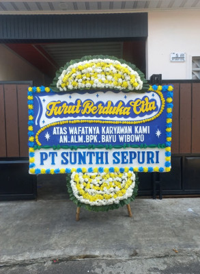 Papan Bunga Duka di Sukaramai Ii